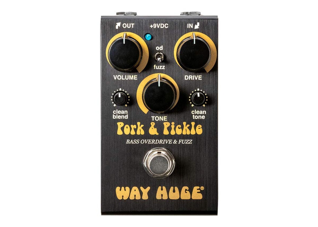 ベース WAY HUGE Pork & pickle Pédale Way Huge Pork and Pickle Bass Overdrive & Fuzz | HGmusique.ca